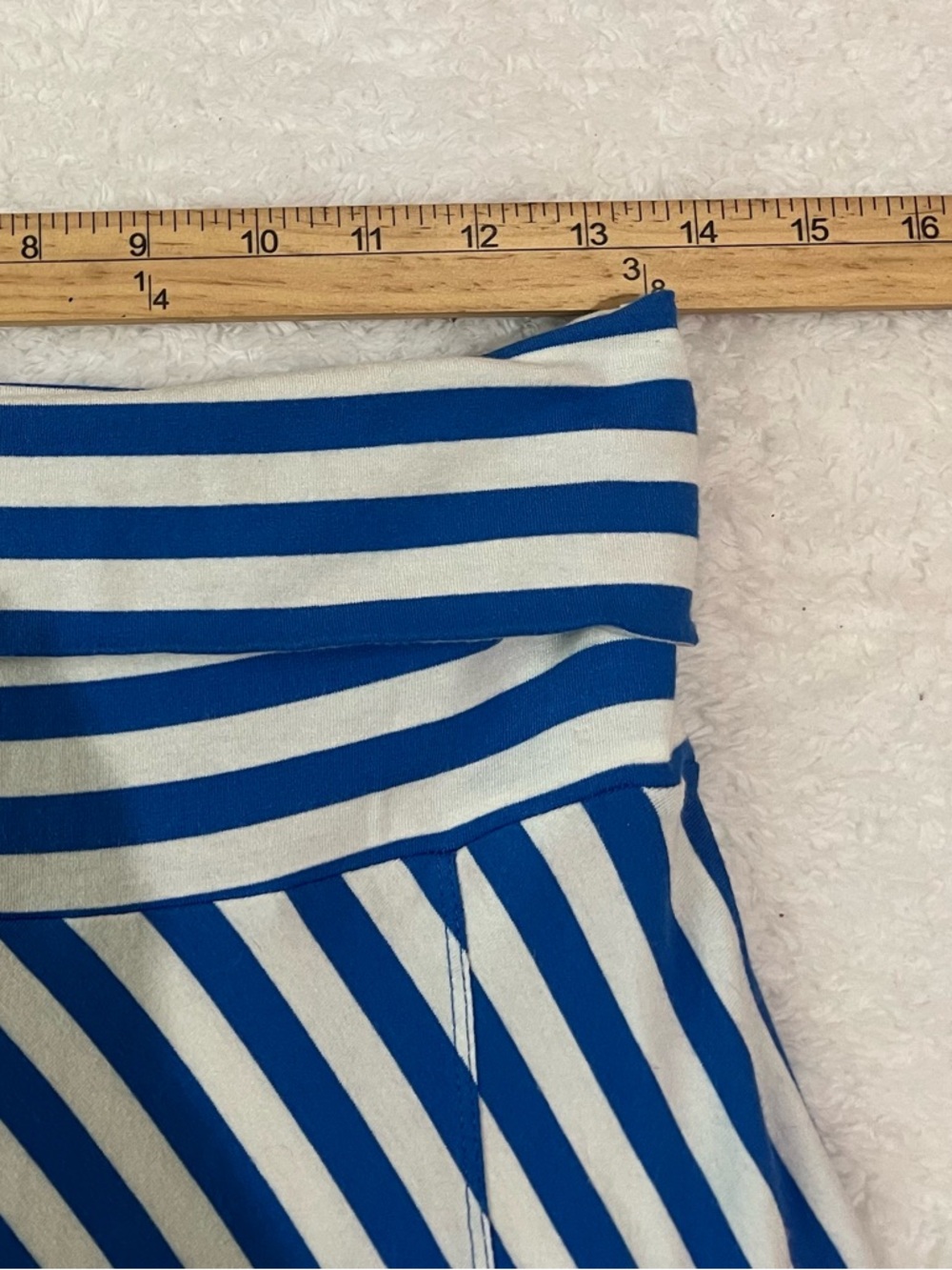 GAP maxi Skirt Covertible Dress Striped Nautical Jersey Stretch Beachy Summer M - Picture 4 of 6